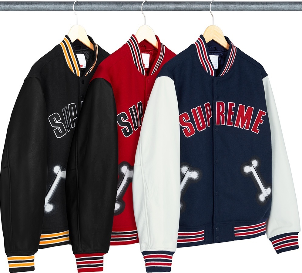 Bone Varsity Jacket